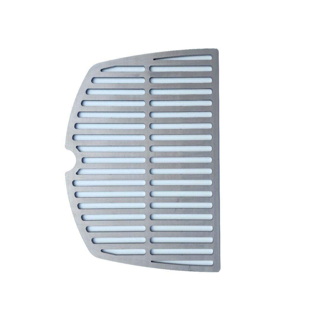Weber HALF Grill Plate, STAINLESS STEEL - Baby Q 100/1000/1200 (Classic 1st/2nd Gen Series)