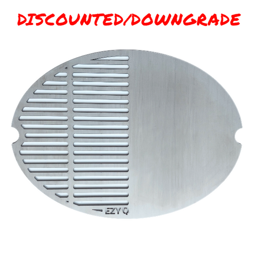 DISCOUNT/DOWNGRADE 5mm THICK, Stainless Steel Hot Plate/Grill for Ziegler & Brown - TWIN BURNER