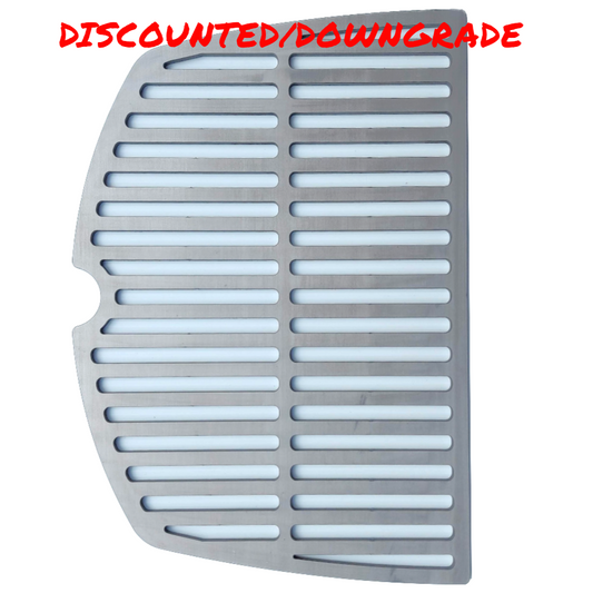 DOWNGRADE/DISCOUNTED Weber HALF Grill Plate, STAINLESS STEEL - Family Q (Q300/Q3100/Q3200 Classic 1st/2nd Gen Series)